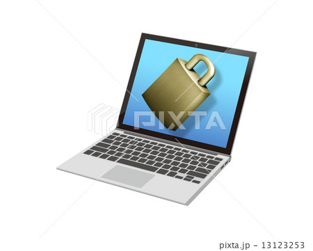 南京錠　ノートパソコン 13123253