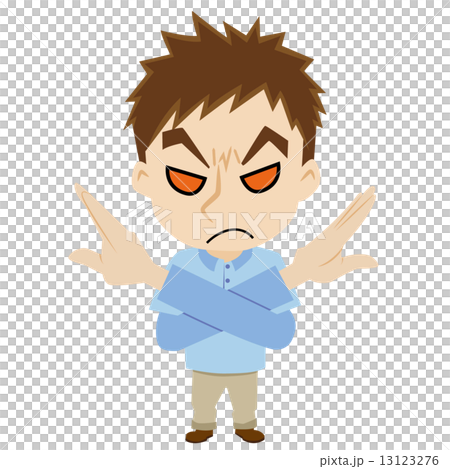 A young man with two heads making a bowl 13123276