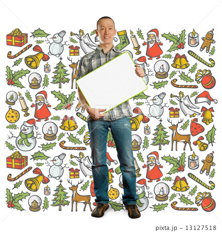 Man Looking For Christmas Gifts 13127518