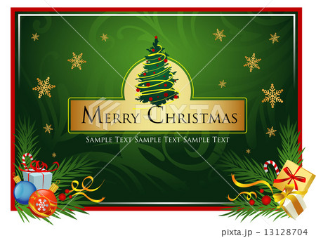 Classic Christmas card.  Classic Christmas card.  13128704