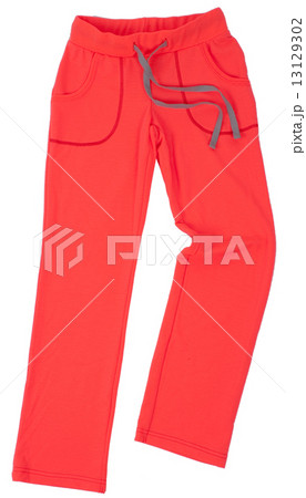 Sport sweatpants isolated on white background 13129302