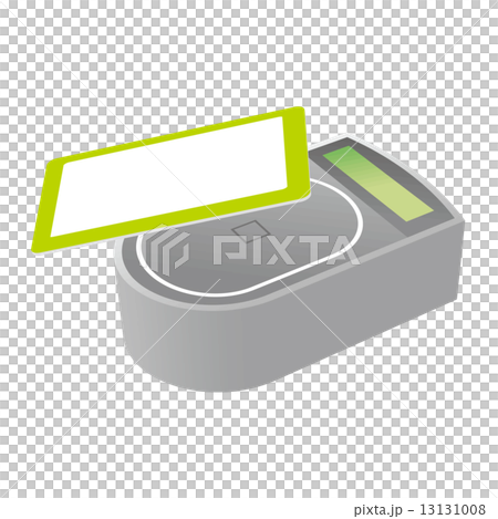 Non Contact Ic Card Reader Stock Illustration