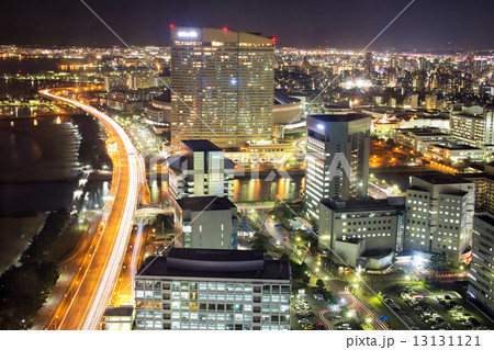 福岡タワーからの夜景の写真素材