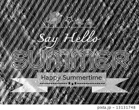 Summer idea design card on Cement wall Background texture Summer idea design card on Cement wall Background texture 13131748