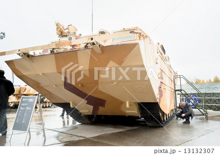 Tracked amphibious carrier PTS-4. Russia Tracked amphibious carrier PTS-4. Russia 13132307