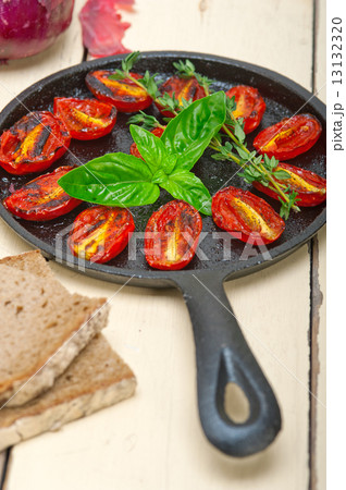 baked cherry tomatoes with basil and thyme baked cherry tomatoes with basil and thyme 13132320
