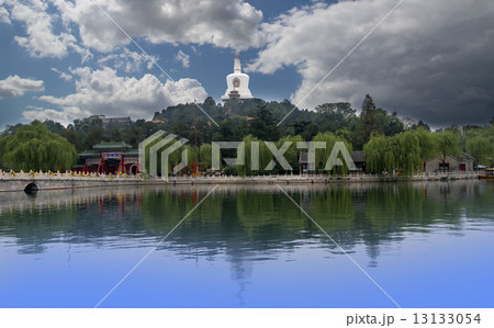 Beihai Park -- is an imperial garden to the northwest of the Forbidden City in Beijing 13133054