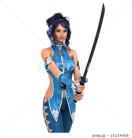 女性剣士 13134456