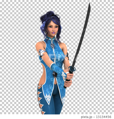 女性剣士 13134456