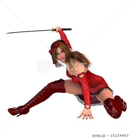 女性剣士 13134467
