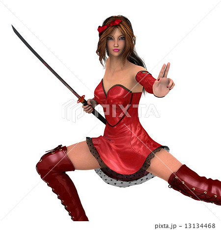 女性剣士 13134468