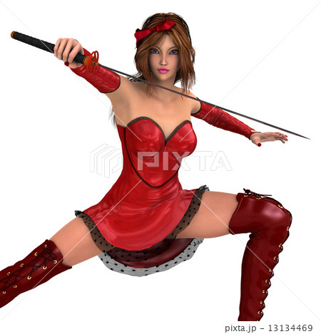 女性剣士 13134469