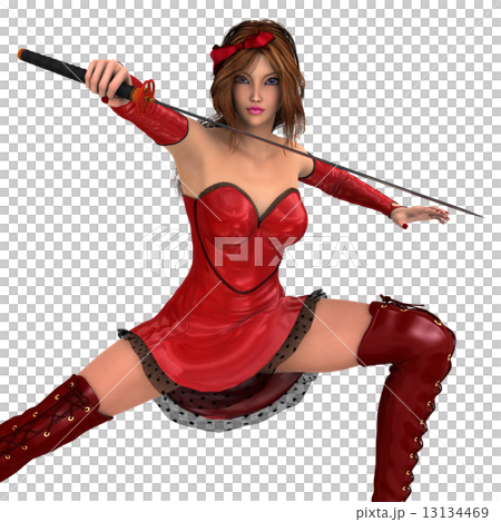女性剣士 13134469