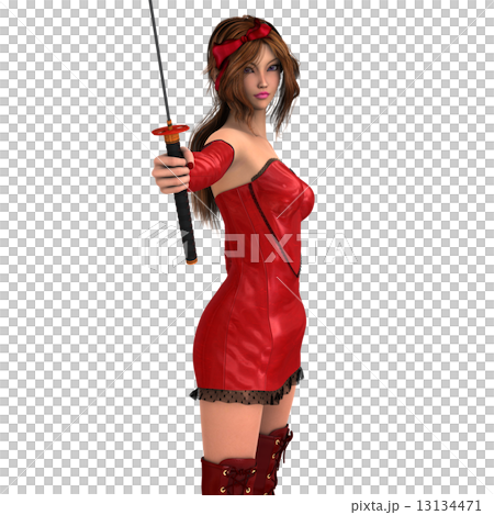 女性剣士 13134471