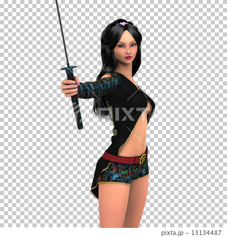 女性剣士 13134487