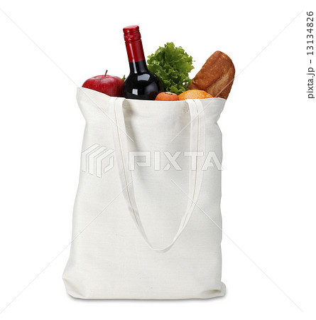 コットンショピングバッグ 切り抜き画像 コットンショピングバッグ 切り抜き画像 13134826