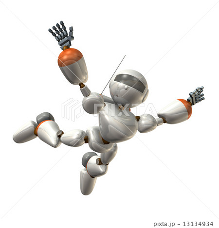 自由落下するロボット 13134934
