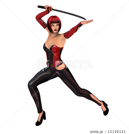 女性剣士 13136131