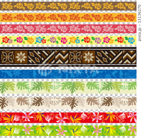 Tropical decorative ruling 13136270
