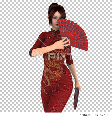 扇の舞をする女性 13137320