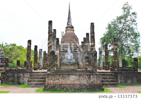 Wat Sa Si in Sukhothai Historical Park, Thailand 13137373
