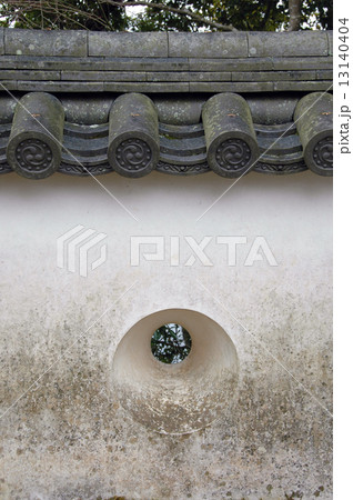 備中松山城の土塀 備中松山城の土塀 13140404