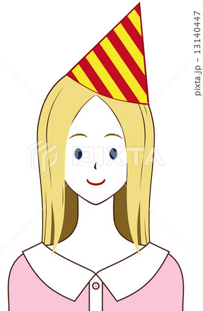 女性　三角帽子 13140447