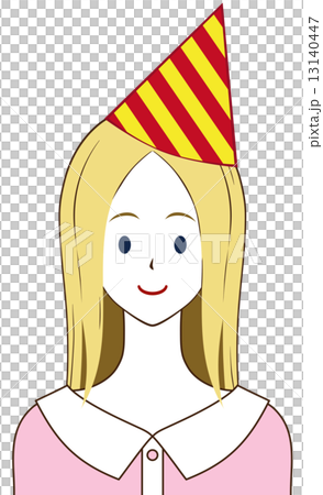 女性　三角帽子 13140447