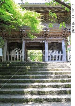 四国霊場第31番札所「五台山竹林寺」山門（仁王門） 13140494