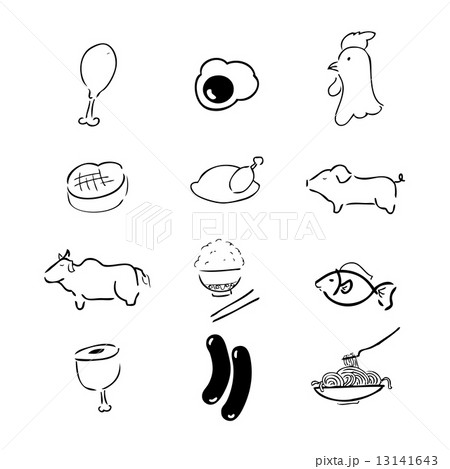 Food icons set Food icons set 13141643