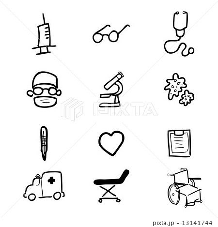 Hospital icons set Hospital icons set 13141744