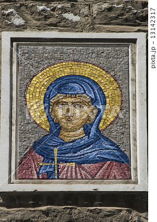 Mosaic fresco, cathedral in Pula, Croatia. 13142317