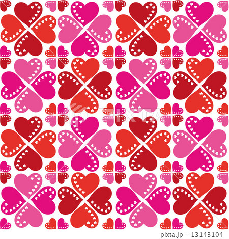 Pattern Of Hearts Seamless Texture 13143104