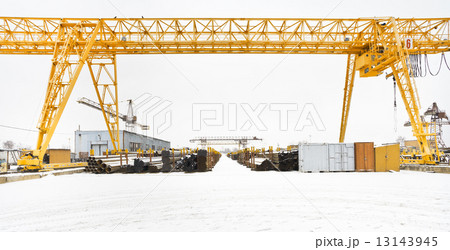 view with bridge cranes and metal products 13143945