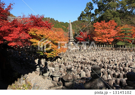 紅葉シーズンの化野念仏寺 紅葉シーズンの化野念仏寺 13145102