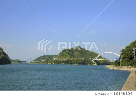 岡村大橋、中の瀬戸大橋、平羅橋( とびしま海道 ) 岡村大橋、中の瀬戸大橋、平羅橋( とびしま海道 ) 13146154
