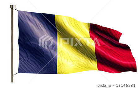 Romania National Flag Isolated 3D White Background Romania National Flag Isolated 3D White Background 13146531
