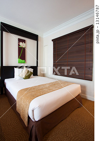 luxury modern bedroom. Modern style in the hotel. Relax room of the people when leave in the hotel luxury modern bedroom. Modern style in the hotel. Relax room of the people when leave in the hotel 13146787
