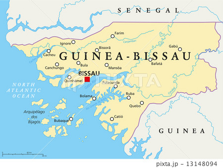 Guinea-Bissau Political Map