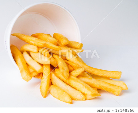 French Fries on a white background 13148566