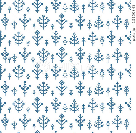 Different snowflake seamless pattern. Design template Different snowflake seamless pattern. Design template 13150345
