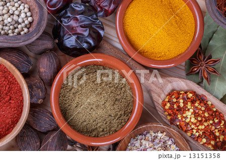 Different  spices 13151358