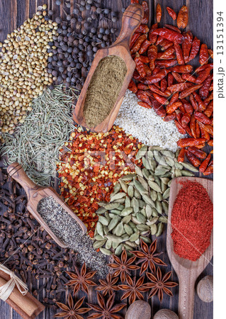 Different  spices 13151394