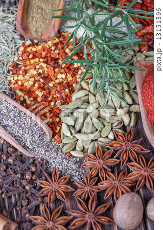 Different  spices 13151396
