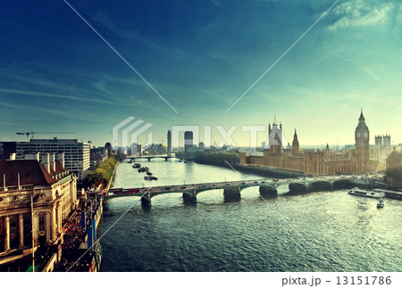 Westminster aerial view, London, UK Westminster aerial view, London, UK 13151786