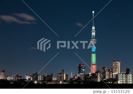 東京スカイツリー特別ライティング　「光の三原色」 13153120