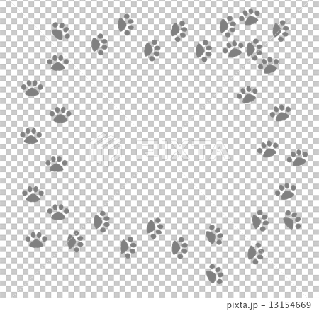 肉球の跡 13154669