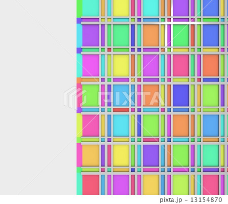 カラフルな窓の背景 13154870