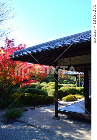 秋の丈山苑　詩泉閣 13155251