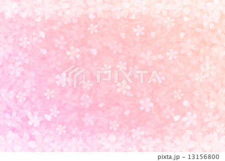 桜　和紙　背景 13156800